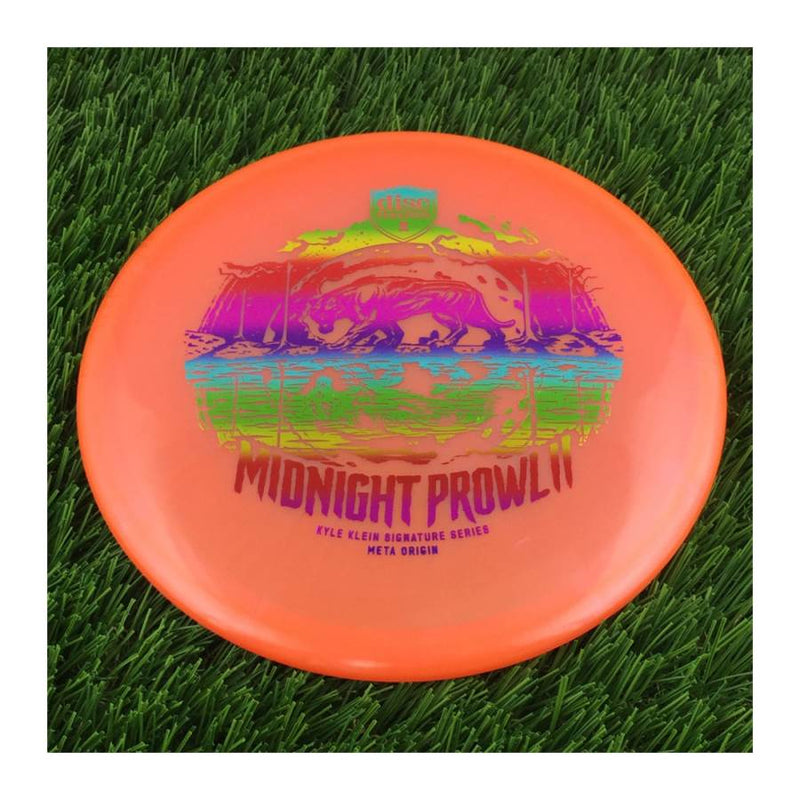 Discmania Evolution Meta Origin with Midnight Prowl II(2) - Kyle Klein Signature Series Stamp - 177g - Translucent Orange