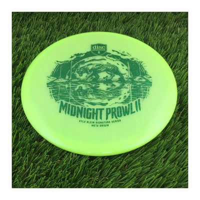 Discmania Evolution Meta Origin with Midnight Prowl II(2) - Kyle Klein Signature Series Stamp - 174g - Translucent Green