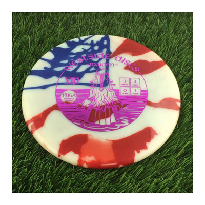 Westside VIP MyDye Maiden with Flag Stamp - 173g - Translucent Flag