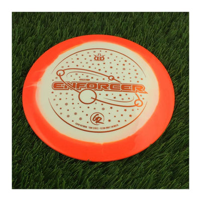 Dynamic Discs Fuzion Orbit Enforcer with Gavin Rathbun - Tour Series - 2022 Stamp - 175g - Solid Orange