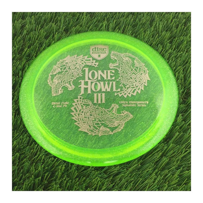 Discmania C-Line Metal Flake PD with Lone Howl III Colten Montgomery Signature Series Stamp - 173g - Translucent Green