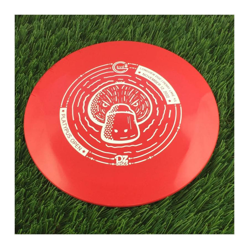 Innova Star Xcaliber with KVDGC 2022 Platypus Open - Longview - Ozawkie, KS Stamp - 175g - Solid Red