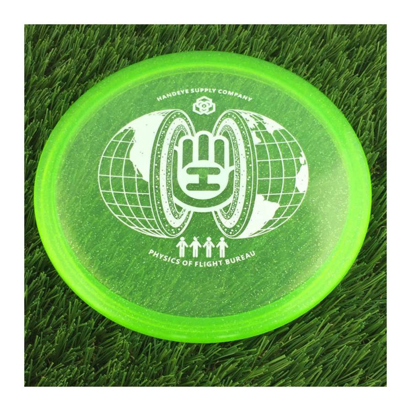 Westside VIP Gatekeeper with HSCo Inward - Handeye Supply Company - Physics of Flight Bureau Stamp - 175g - Translucent Green