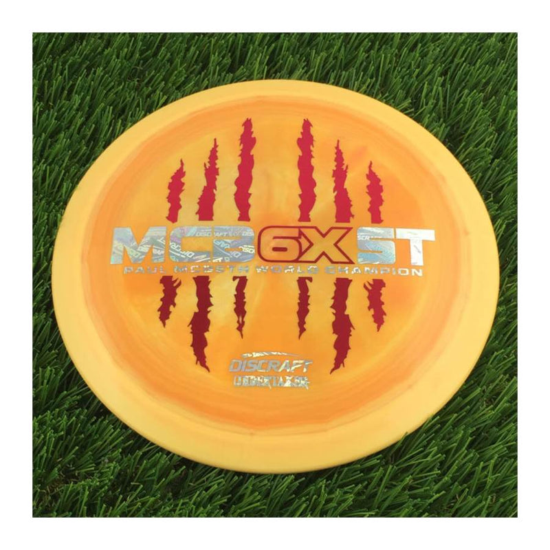 Discraft ESP Swirl Undertaker with McBeast 6X Claw PM World Champ Stamp - 174g - Solid Orange