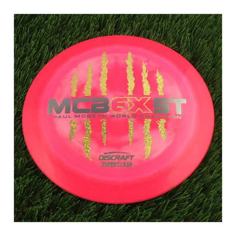 Discraft ESP Swirl Undertaker with McBeast 6X Claw PM World Champ Stamp - 174g - Solid Pink