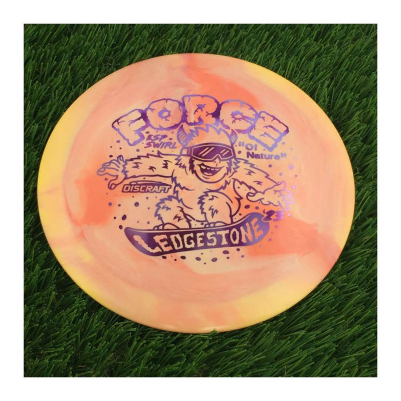 Discraft ESP Swirl Force with 2023 Ledgestone Edition - Wave 1 Stamp - 174g - Solid Orange