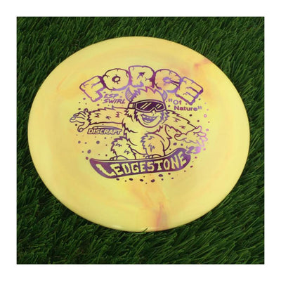 Discraft ESP Swirl Force with 2023 Ledgestone Edition - Wave 1 Stamp - 174g - Solid Light Orange