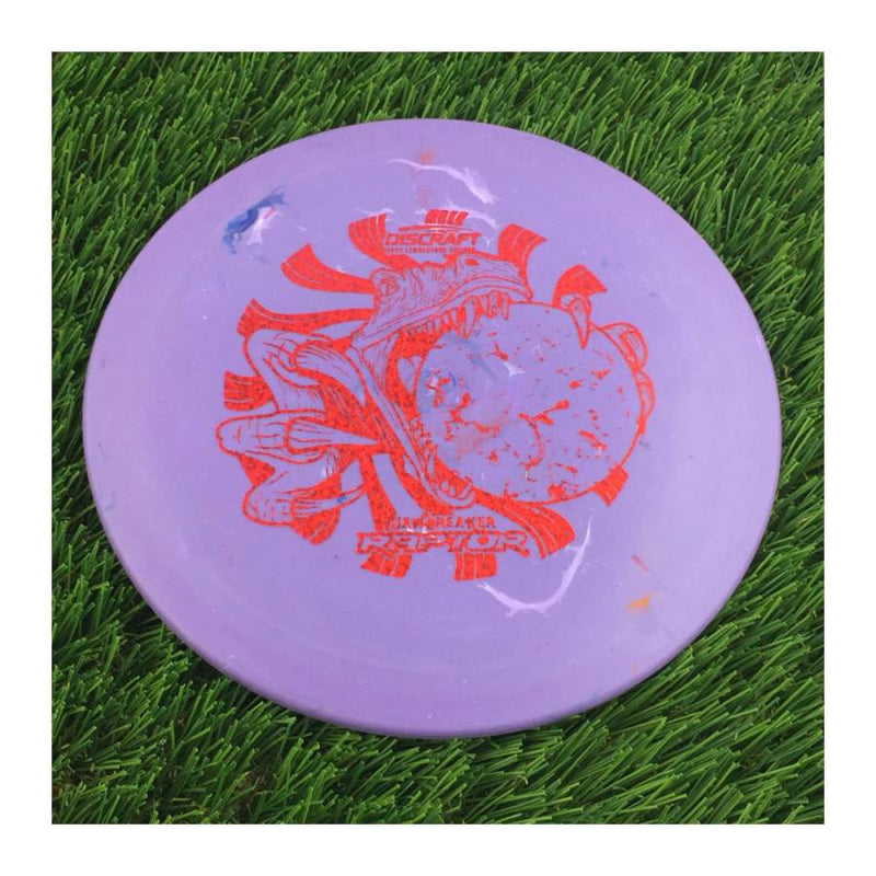 Discraft Jawbreaker Raptor with 2023 Ledgestone Edition - Wave 1 Stamp - 174g - Solid Purple