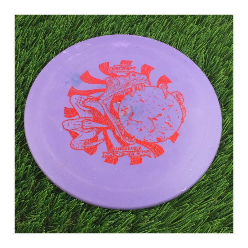 Discraft Jawbreaker Raptor with 2023 Ledgestone Edition - Wave 1 Stamp - 174g - Solid Purple