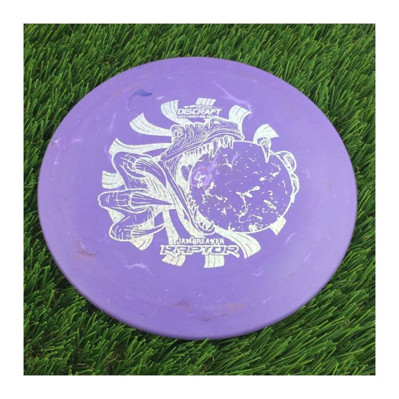 Discraft Jawbreaker Raptor with 2023 Ledgestone Edition - Wave 1 Stamp - 174g - Solid Purple