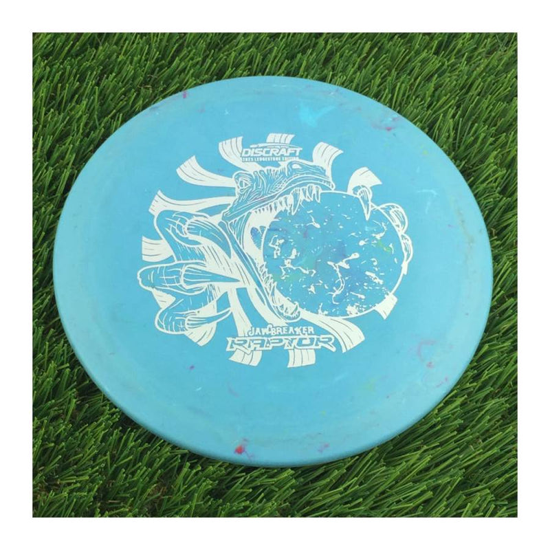 Discraft Jawbreaker Raptor with 2023 Ledgestone Edition - Wave 1 Stamp - 174g - Solid Blue