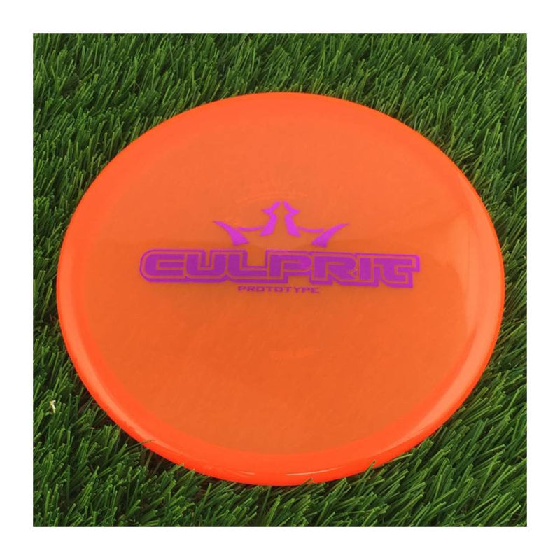 Dynamic Discs Lucid Ice Culprit with Prototype Stamp - 176g - Translucent Orange