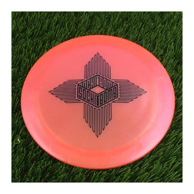 Dynamic Discs Lucid Chameleon Enforcer with Fourpoints Sockibomb - Ricky Wysocki Stamp - 175g - Translucent Orange