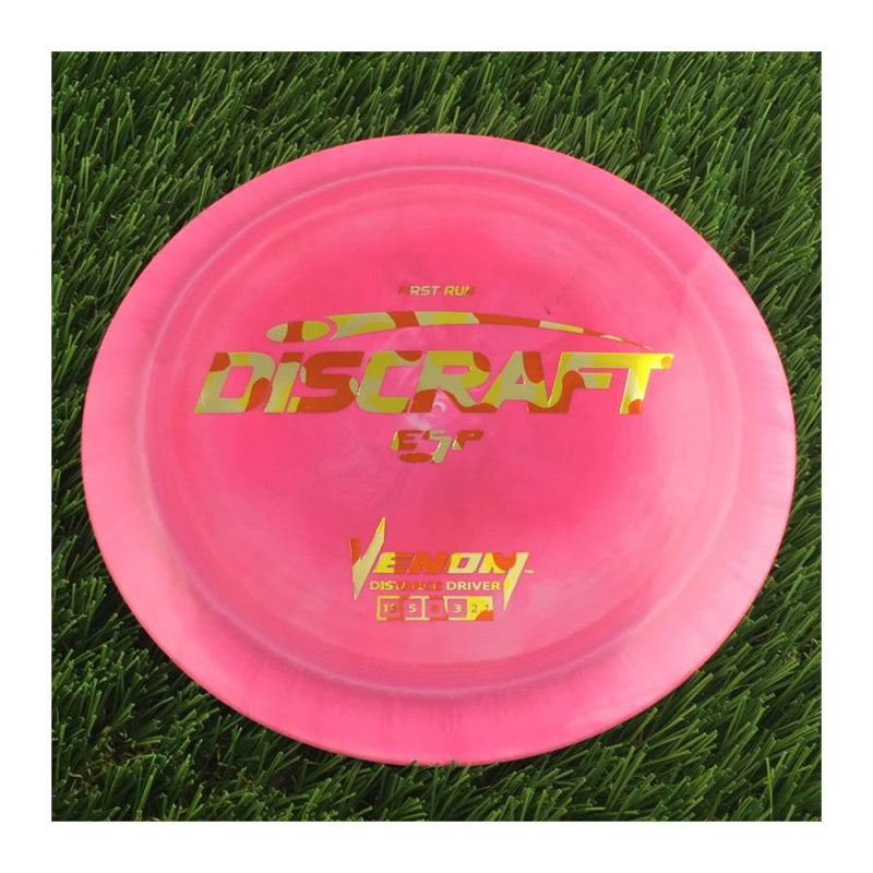 Discraft ESP Venom with First Run Stamp - 174g - Solid Pink