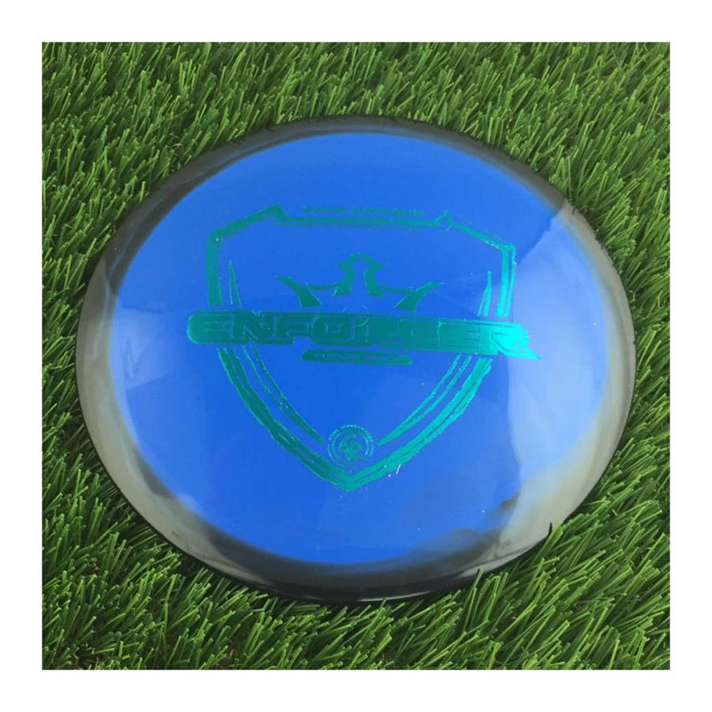 Dynamic Discs Fuzion Orbit Enforcer with Gavin Rathbun 2023 Team Series Stamp - 175g - Solid Blue