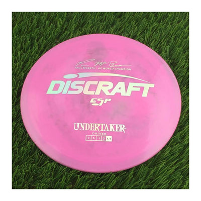 Discraft ESP Undertaker with Paul McBeth - 6x World Champion Signature Stamp - 174g - Solid Bright Pink