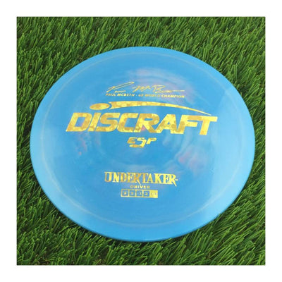 Discraft ESP Undertaker with Paul McBeth - 6x World Champion Signature Stamp - 172g - Solid Blue