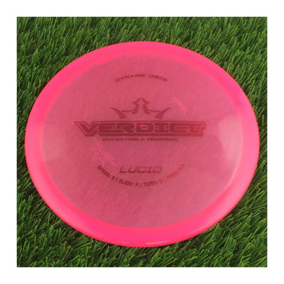 Dynamic Discs Lucid Verdict - 169g - Translucent Pink