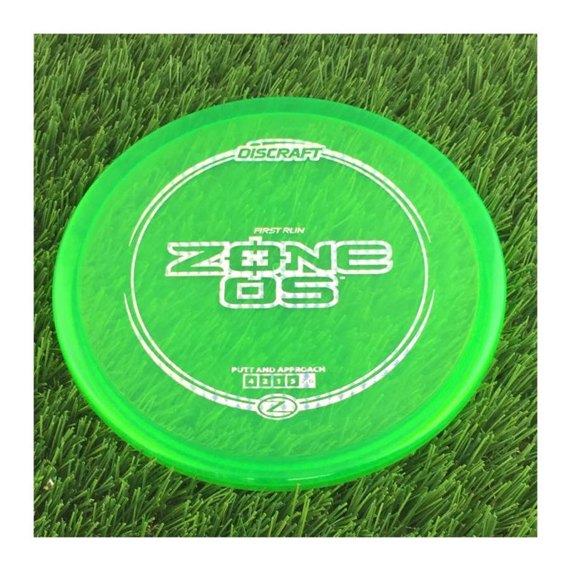 Discraft Elite Z Zone OS with First Run Stamp - 174g - Translucent Green