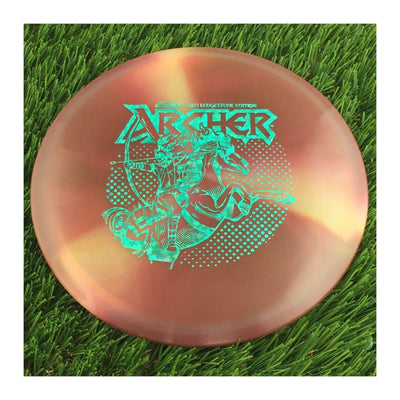 Discraft Elite Z Swirl Archer with 2023 Ledgestone Edition - Wave 2 Stamp - 176g - Translucent Dark Purple