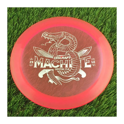 Discraft CryZtal Flx Machete with 2023 Ledgestone Edition - Wave 2 Stamp - 172g - Translucent Pink