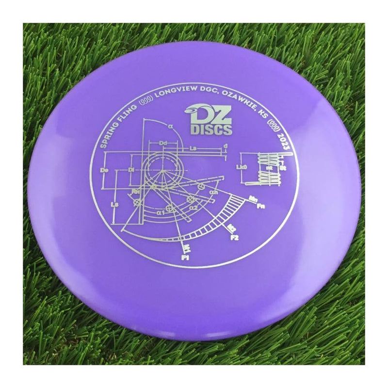 Dynamic Discs Hybrid EMAC Truth with DZDiscs 2023 Spring Fling - Longview DGC - Ozawkie, KS Stamp - 178g - Solid Purple