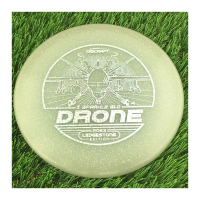 Discraft Elite Z Sparkle Glow Drone with 2023 Ledgestone Edition - Wave 2 Stamp - 180g - Translucent Grey