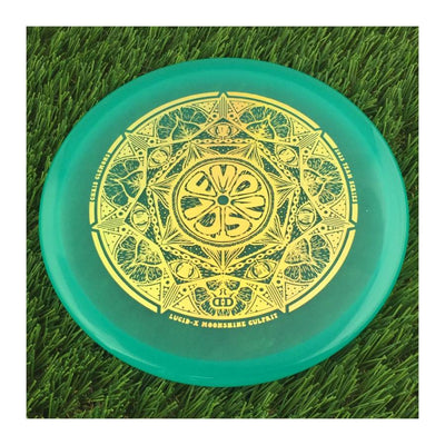 Dynamic Discs Lucid-X Moonshine Culprit with Chris Clemons Lemon Slice Team Series 2023 Stamp - 176g - Translucent Light Blue