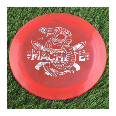 Discraft CryZtal Flx Machete with 2023 Ledgestone Edition - Wave 2 Stamp - 174g - Translucent Red