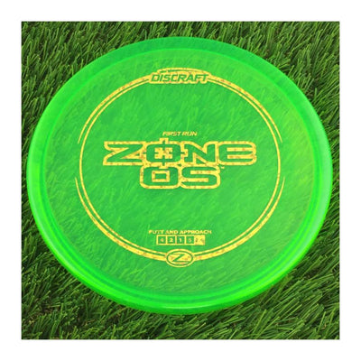 Discraft Elite Z Zone OS with First Run Stamp - 174g - Translucent Green