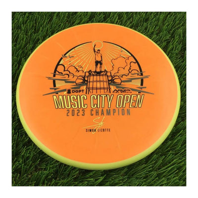 Axiom Fission Proxy with DGPT Music City Open Champion 2023 Simon Lizotte Signature Stamp - 165g - Solid Orange