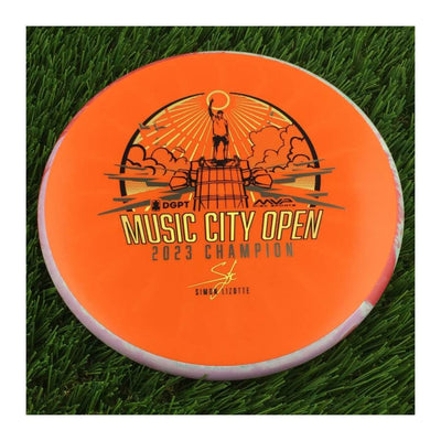 Axiom Fission Proxy with DGPT Music City Open Champion 2023 Simon Lizotte Signature Stamp - 171g - Solid Orange