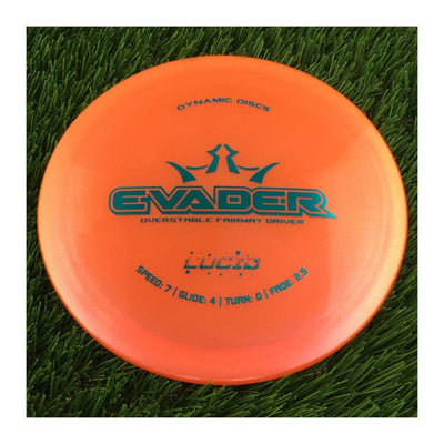 Dynamic Discs Lucid Glimmer Evader - 174g - Translucent Orange