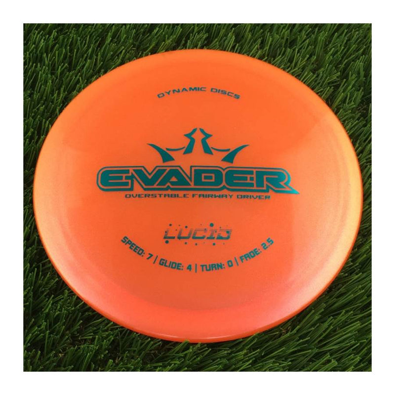 Dynamic Discs Lucid Glimmer Evader - 174g - Translucent Orange