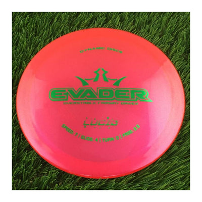 Dynamic Discs Lucid Glimmer Evader - 173g - Translucent Dark Pink