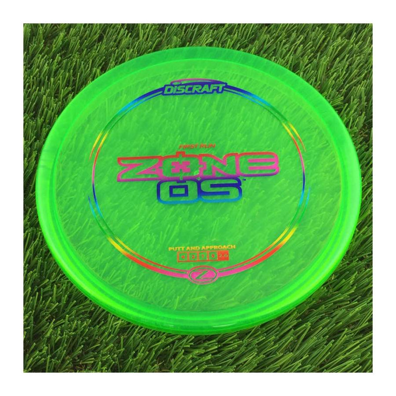 Discraft Elite Z Zone OS with First Run Stamp - 174g - Translucent Green