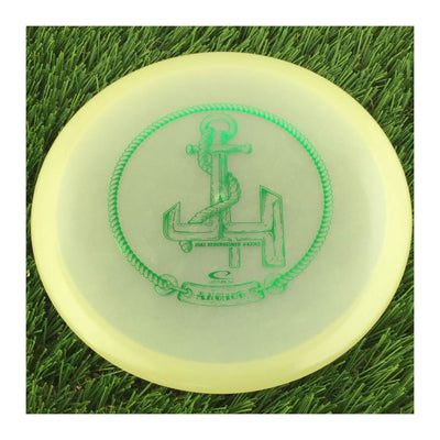 Latitude 64 Opto Moonshine Glow Anchor with Jacob Hebenheimer Anchor Team Series 2023 Stamp - 173g - Translucent Glow