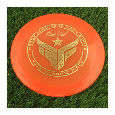 Dynamic Discs Hybrid X Getaway with Mason Ford Logo 2022 Tour Series - Team Dynamic Discs Stamp - 176g - Translucent Orange