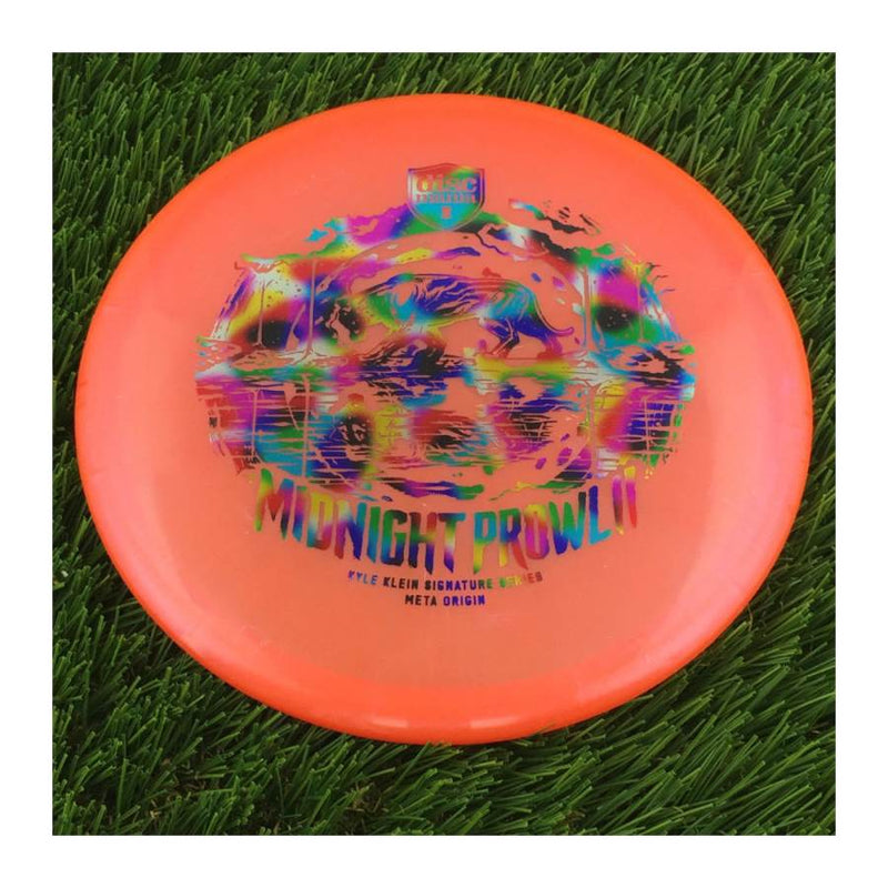 Discmania Evolution Meta Origin with Midnight Prowl II(2) - Kyle Klein Signature Series Stamp - 172g - Translucent Light Orange