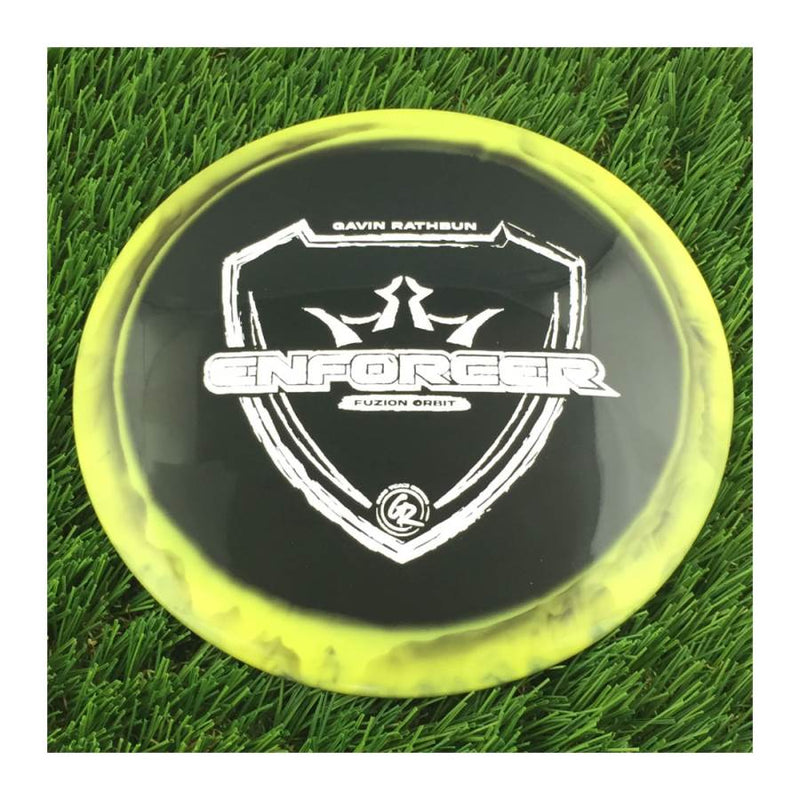 Dynamic Discs Fuzion Orbit Enforcer with Gavin Rathbun - Tour Series - 2022 Stamp - 175g - Solid Black