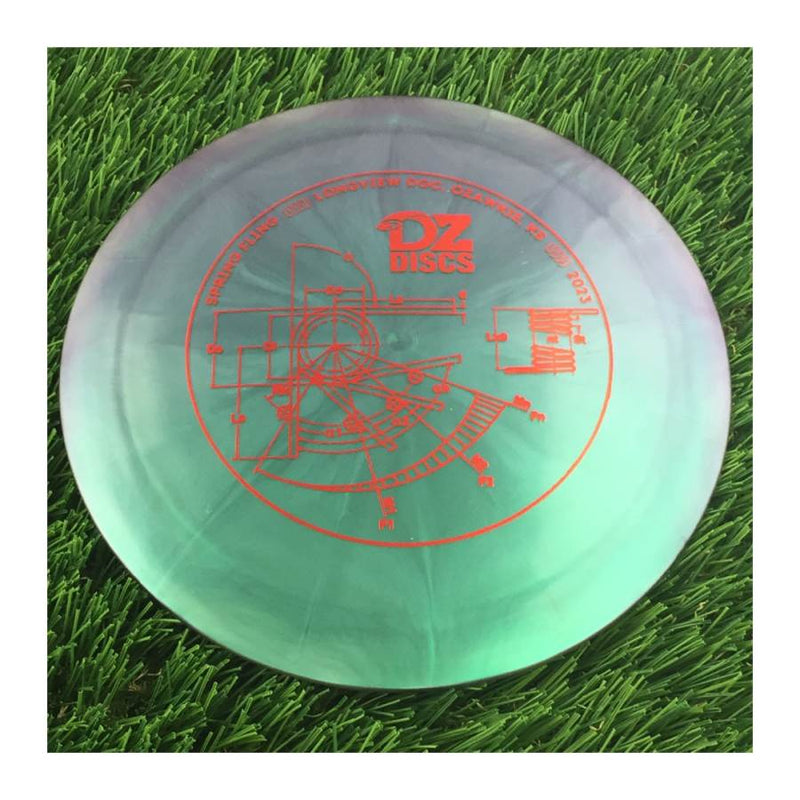 Westside VIP Chameleon Boatman with DZDiscs 2023 Spring Fling - Longview DGC - Ozawkie, KS Stamp - 174g - Translucent Dark Green