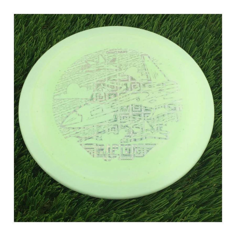 Discraft ESP Lite Sparkle Raptor with 2023 Ledgestone Edition - Wave 3 Stamp - 169g - Solid Pale Green