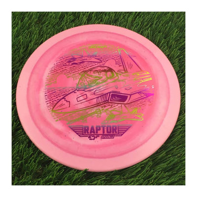 Discraft ESP Lite Sparkle Raptor with 2023 Ledgestone Edition - Wave 3 Stamp - 169g - Solid Pink