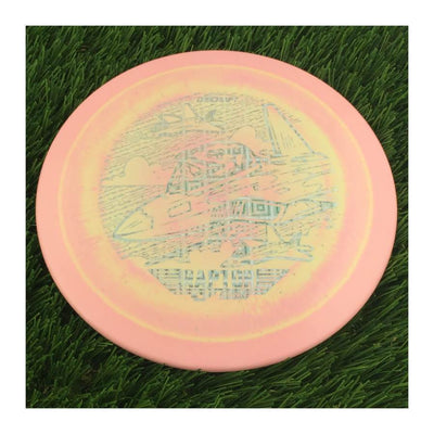 Discraft ESP Lite Sparkle Raptor with 2023 Ledgestone Edition - Wave 3 Stamp - 169g - Solid Pastel Pink