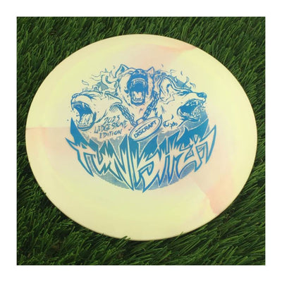 Discraft ESP Swirl Punisher with 2023 Ledgestone Edition - Wave 3 Stamp - 174g - Solid Cream