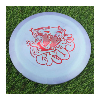 Discraft ESP Swirl Crush with 2023 Ledgestone Edition - Wave 2 Stamp - 172g - Solid Purple