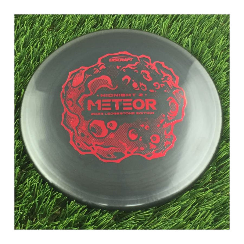 Discraft Elite Z Meteor with 2023 Ledgestone Edition - Wave 3 Stamp - 177g - Translucent Black