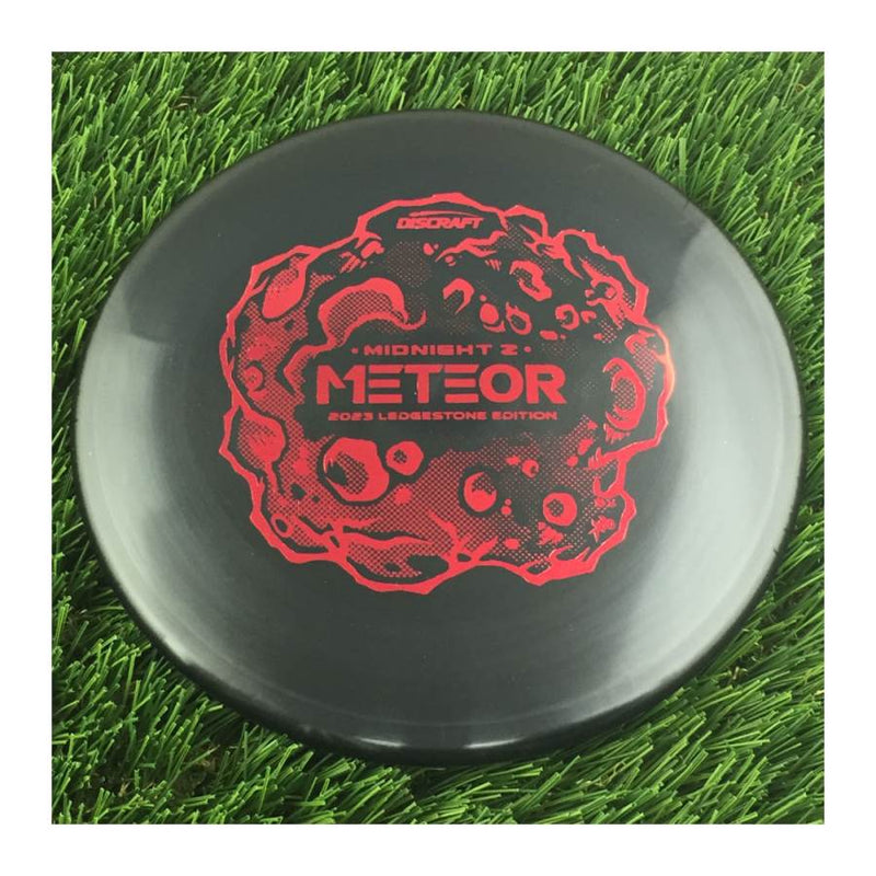 Discraft Elite Z Meteor with 2023 Ledgestone Edition - Wave 3 Stamp - 177g - Translucent Black