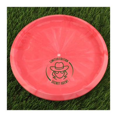 Dynamic Discs Prime Burst Agent with Secret Agent Bottom Stamp - 174g - Solid Light Red