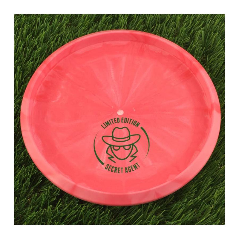 Dynamic Discs Prime Burst Agent with Secret Agent Bottom Stamp - 174g - Solid Light Red